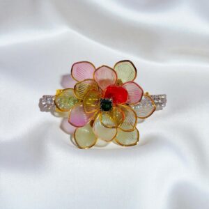 Center Flower  hair Clips