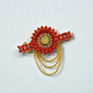 Center Red Hair clips